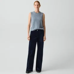 Straight-Leg Five Pocket Pant in Corduroy