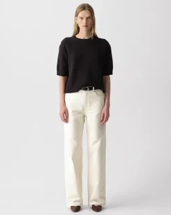Straight-Leg Five-Pocket Pant in Denim