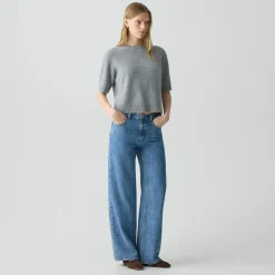 Straight-Leg Five-Pocket Pant in Relaxed Denim