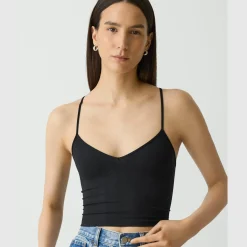 Strappy Tank Top in Stretch Nylon