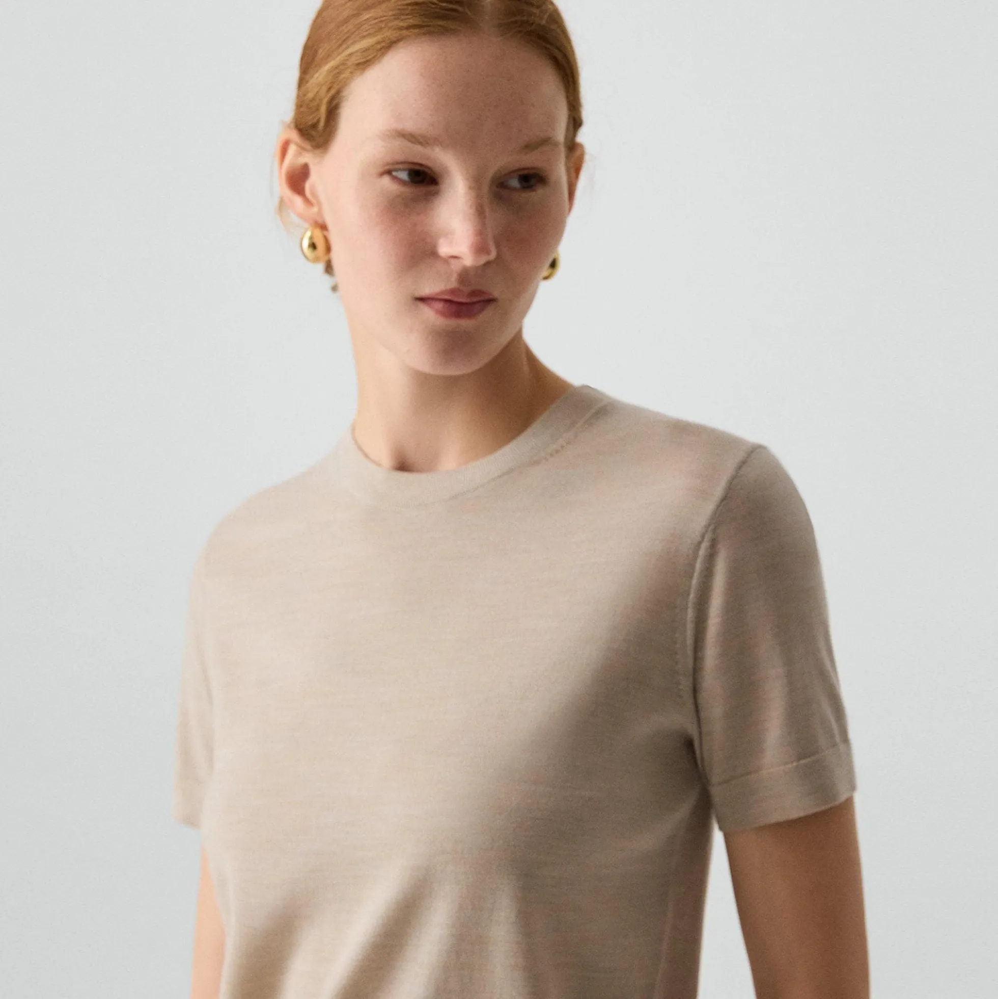 Sweater Tee in Regal Wool