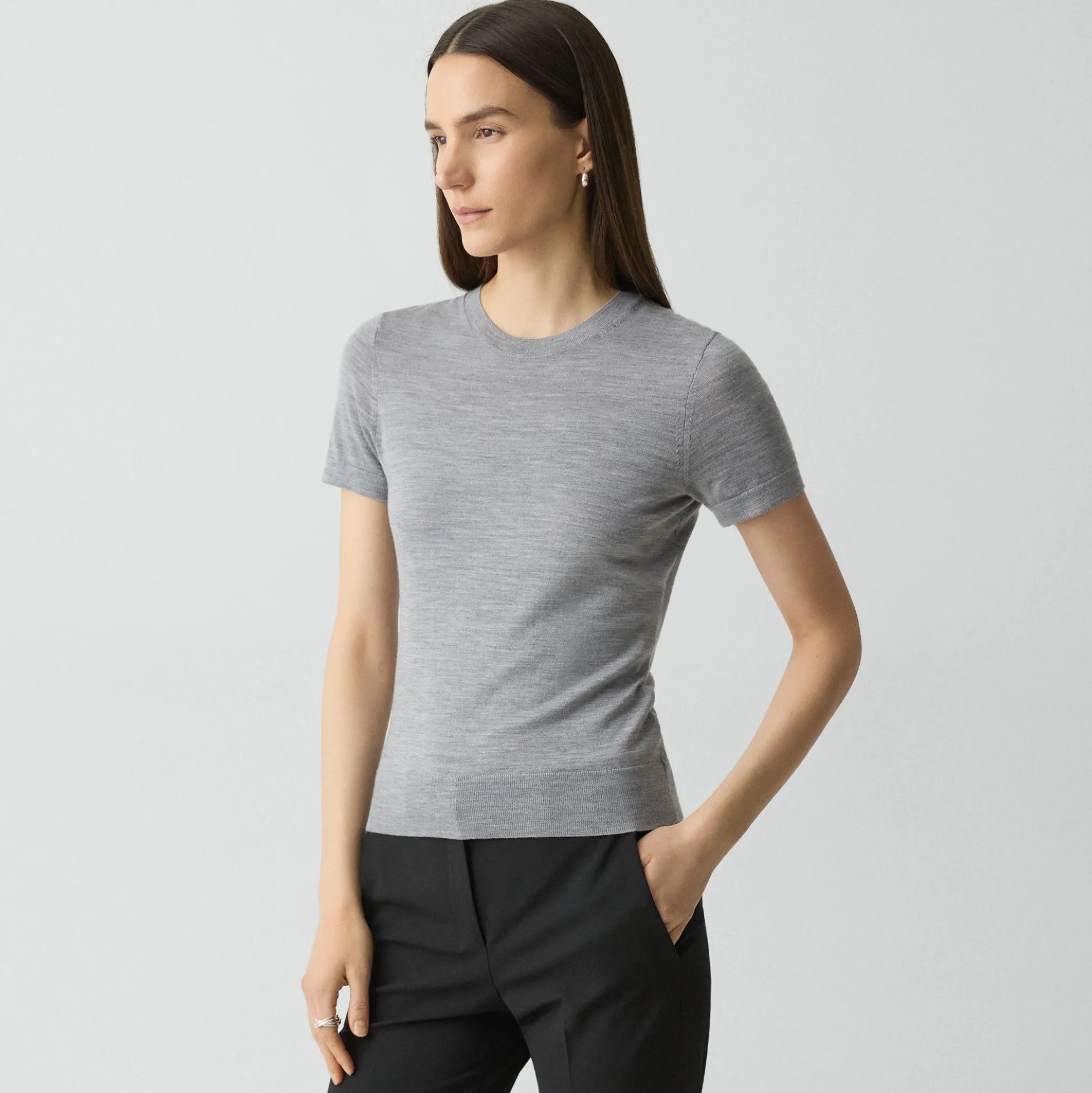 Sweater Tee in Regal Wool