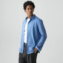 Sylvain Shirt in Structure Knit