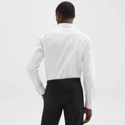 Sylvain Tuxedo Shirt in Stretch Cotton-Blend