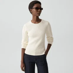 Textured Sweater in Orchard Cotton