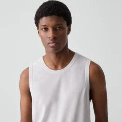 Textured Tank Top in Silk-Cotton