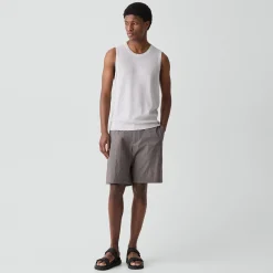 Textured Tank Top in Silk-Cotton