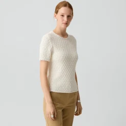 Textured Tee in Orchard Cotton