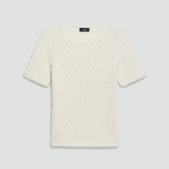 Textured Tee in Orchard Cotton