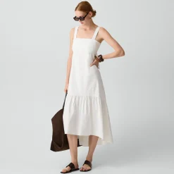 Tie-Back Dress in Good Linen