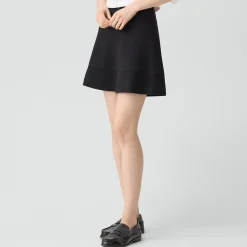 Tiered Flare Skirt in Admiral Crepe