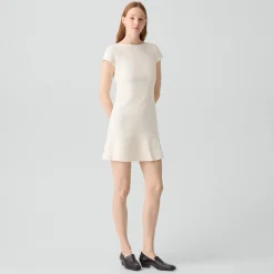 Tiered Mini Dress in Admiral Crepe