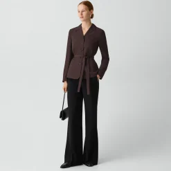 Tie-Waist Jacket in Washed Twill