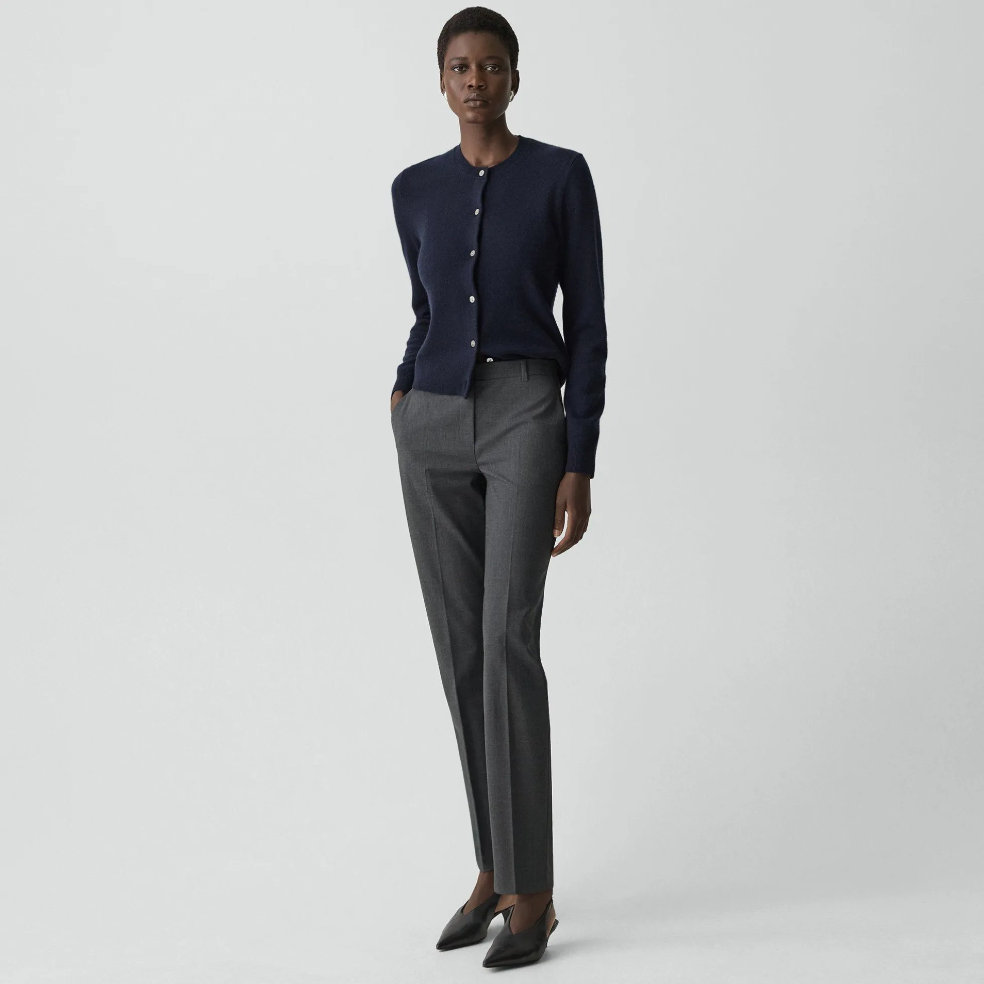 Treeca Full Length Pant in Good Wool