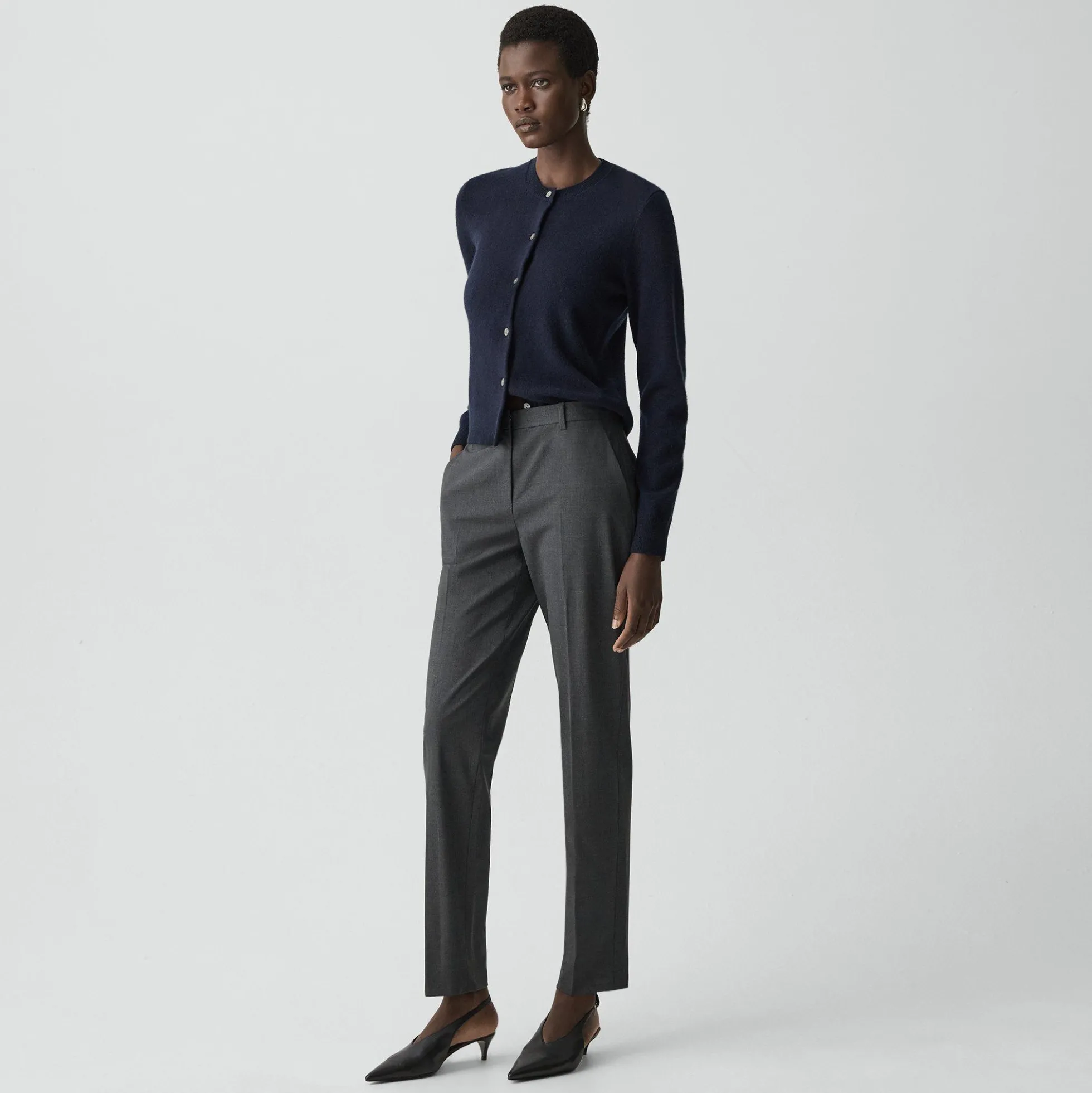 Treeca Full Length Pant in Good Wool