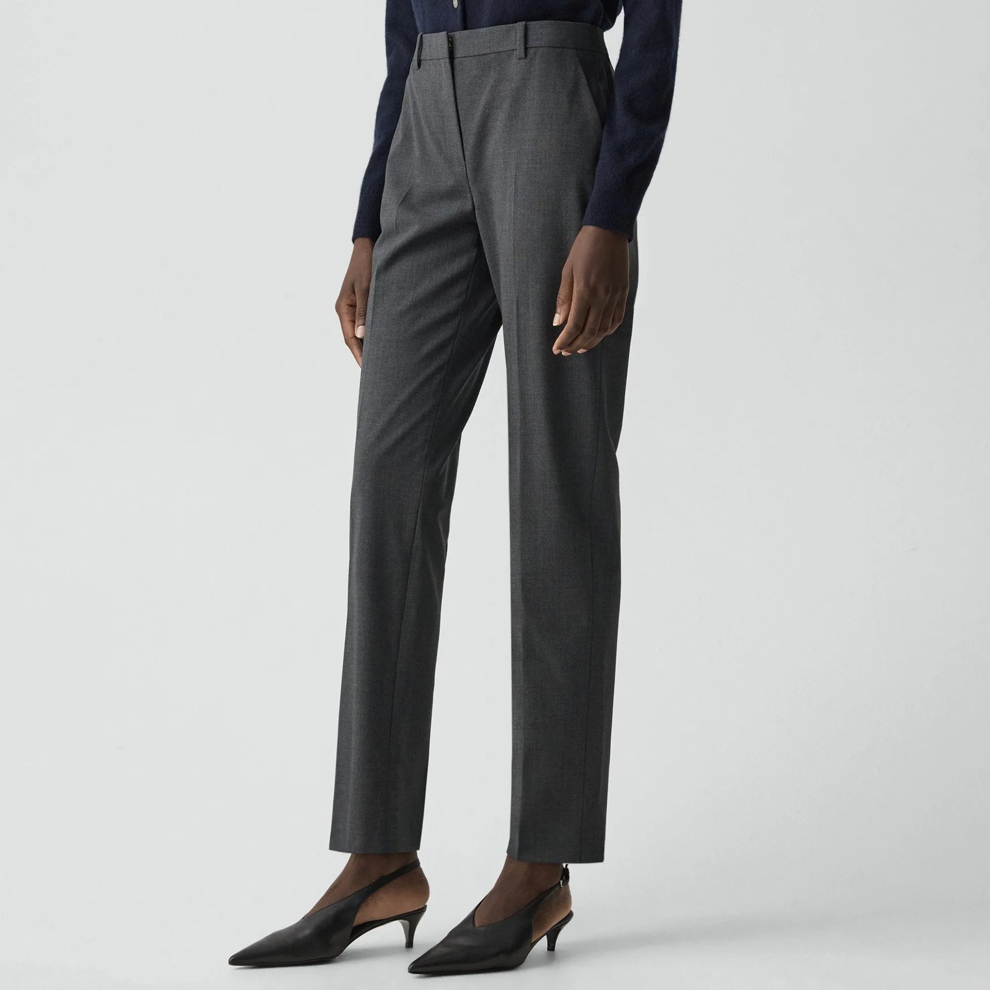Treeca Full Length Pant in Good Wool