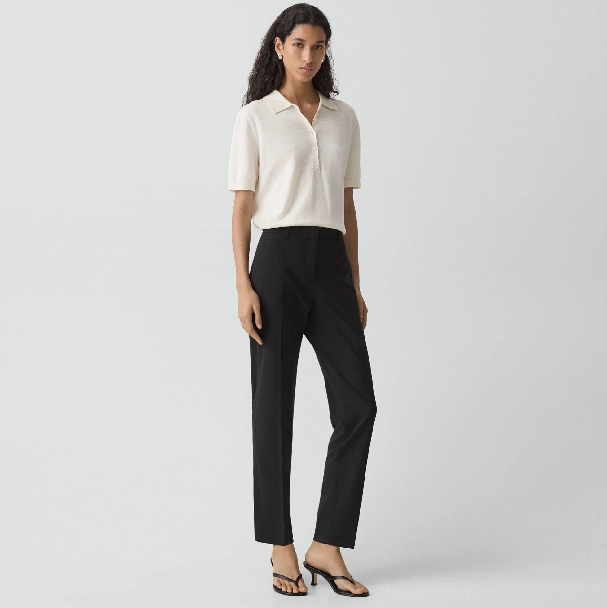 Treeca Full Length Pant in Good Wool