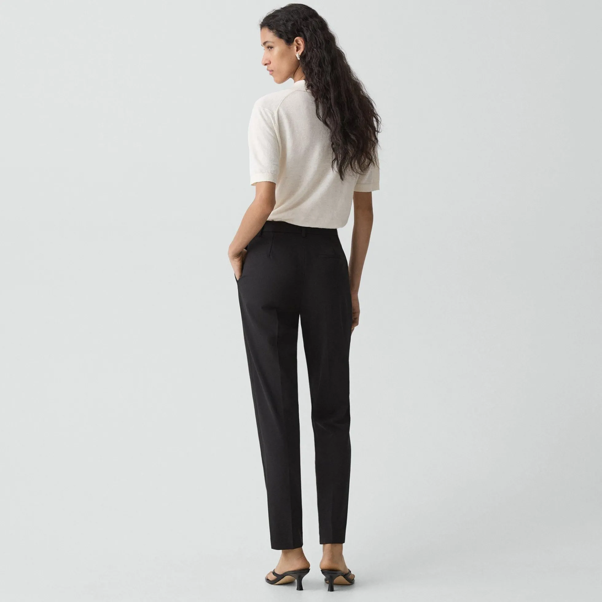 Treeca Full Length Pant in Good Wool