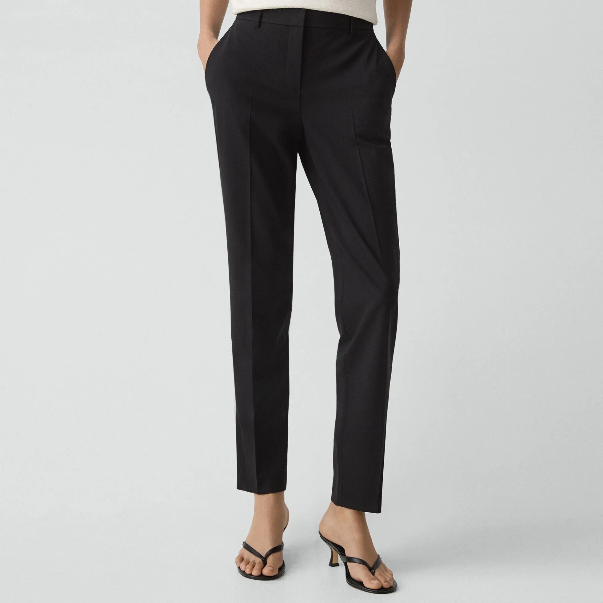 Treeca Full Length Pant in Good Wool