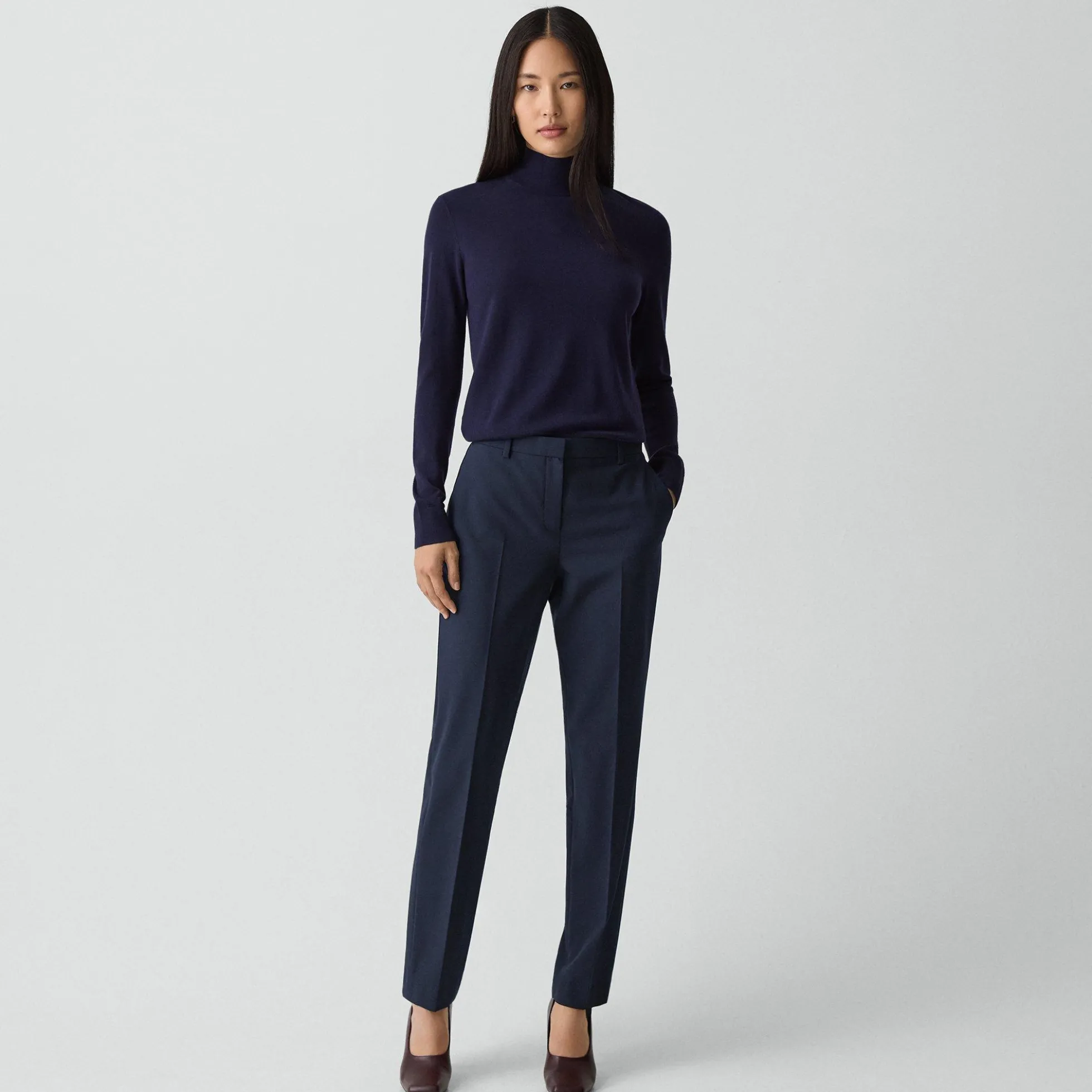 Treeca Full Length Pant in Good Wool