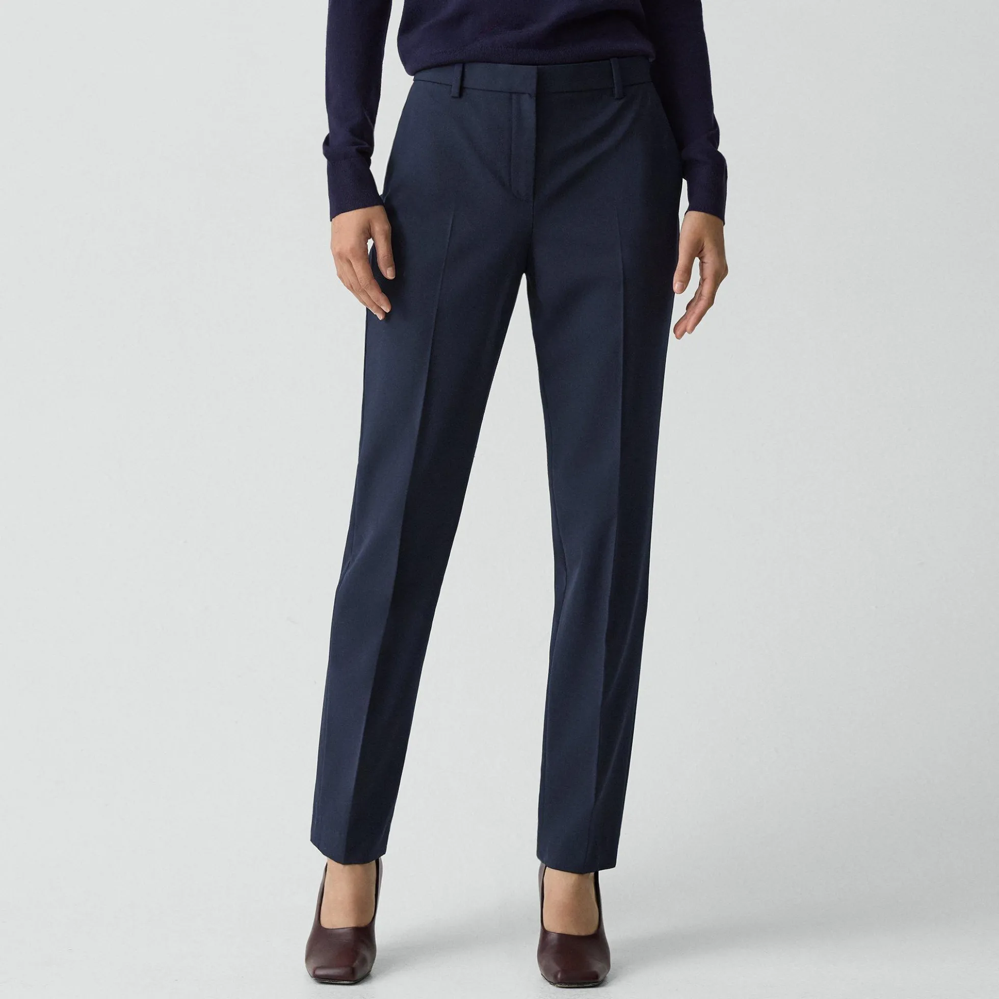 Treeca Full Length Pant in Good Wool