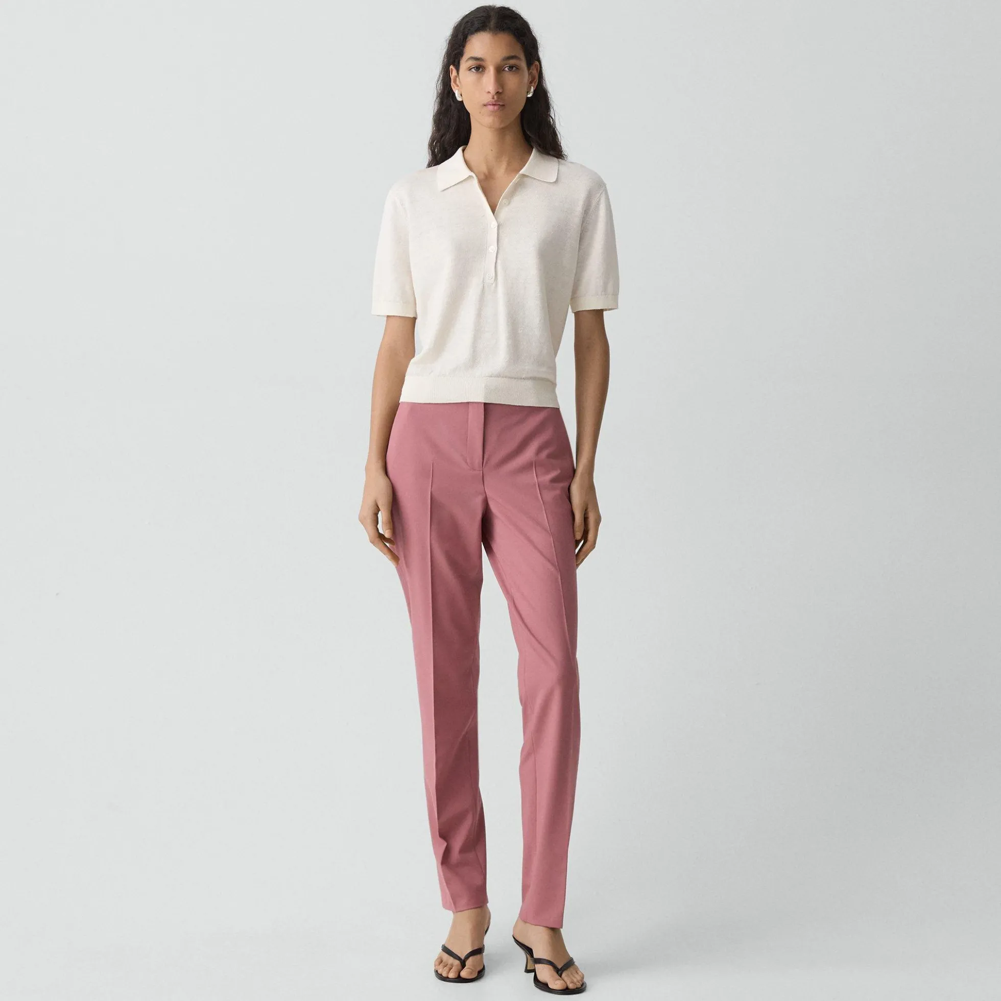 Treeca Full Length Pant in Good Wool