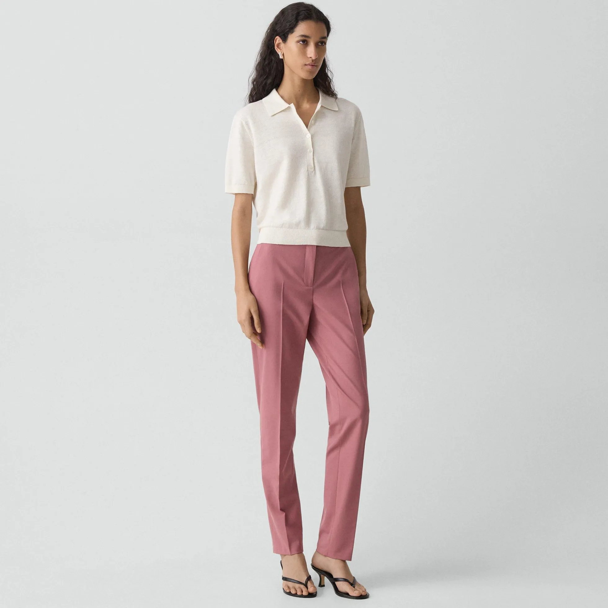 Treeca Full Length Pant in Good Wool