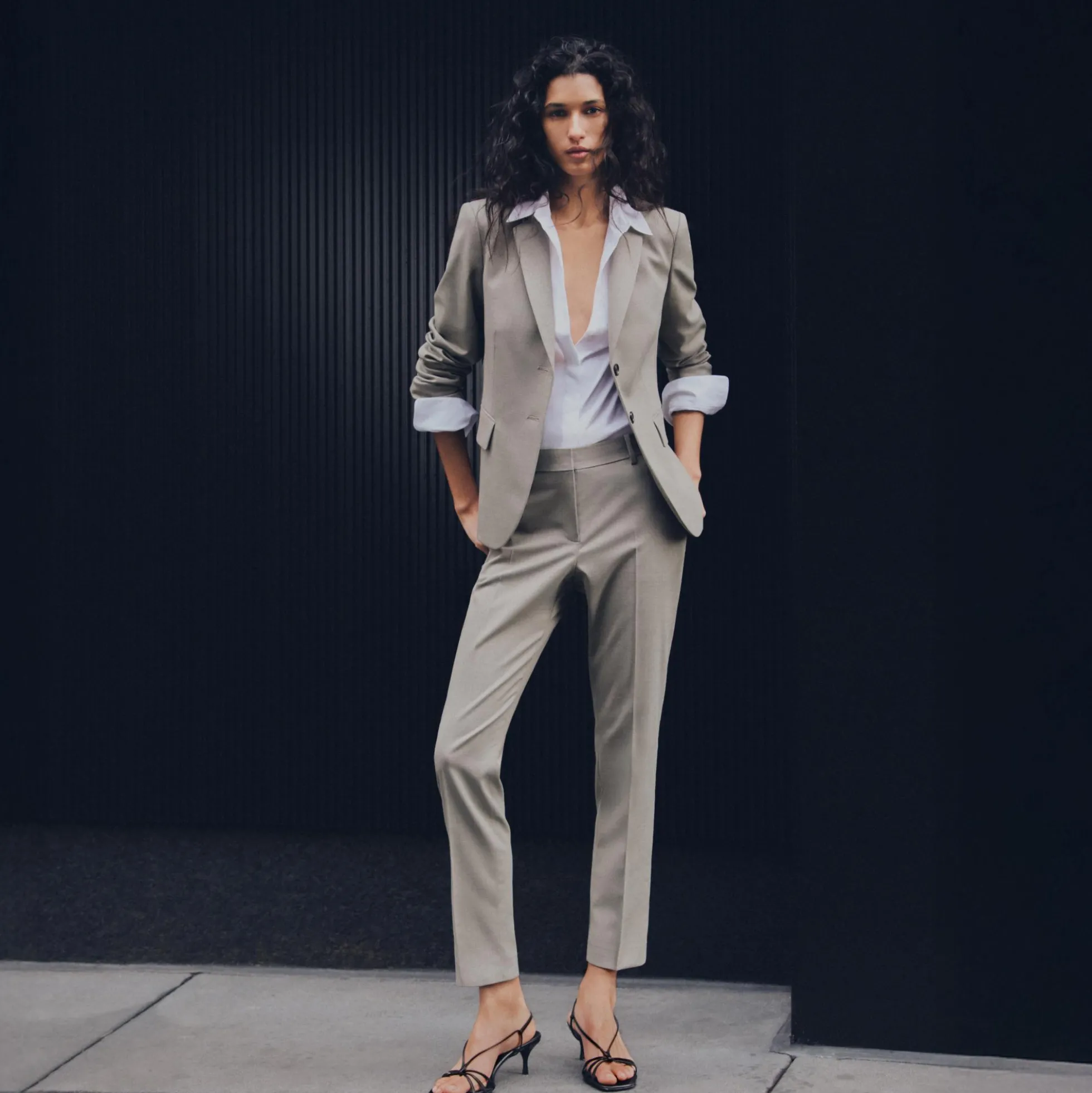 Treeca Pant in Wool Gabardine