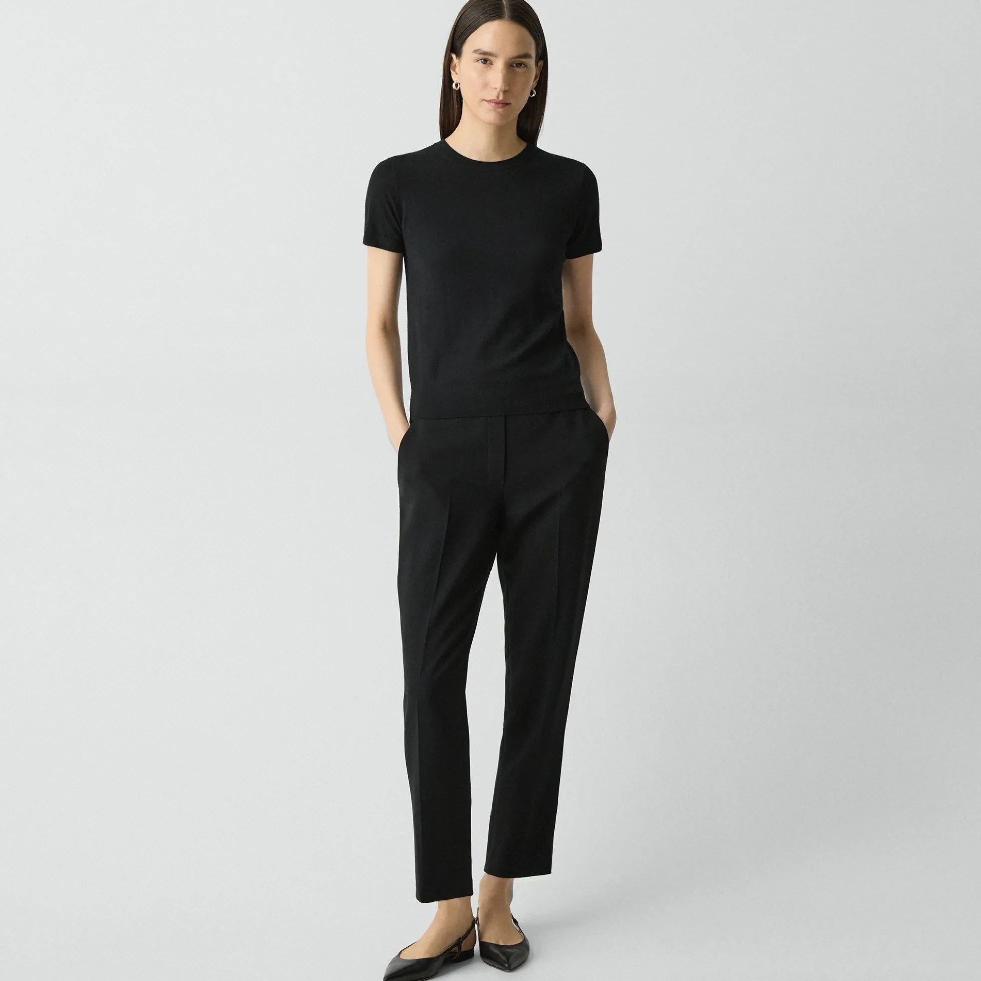 Treeca Pull-On Pant in Admiral Crepe