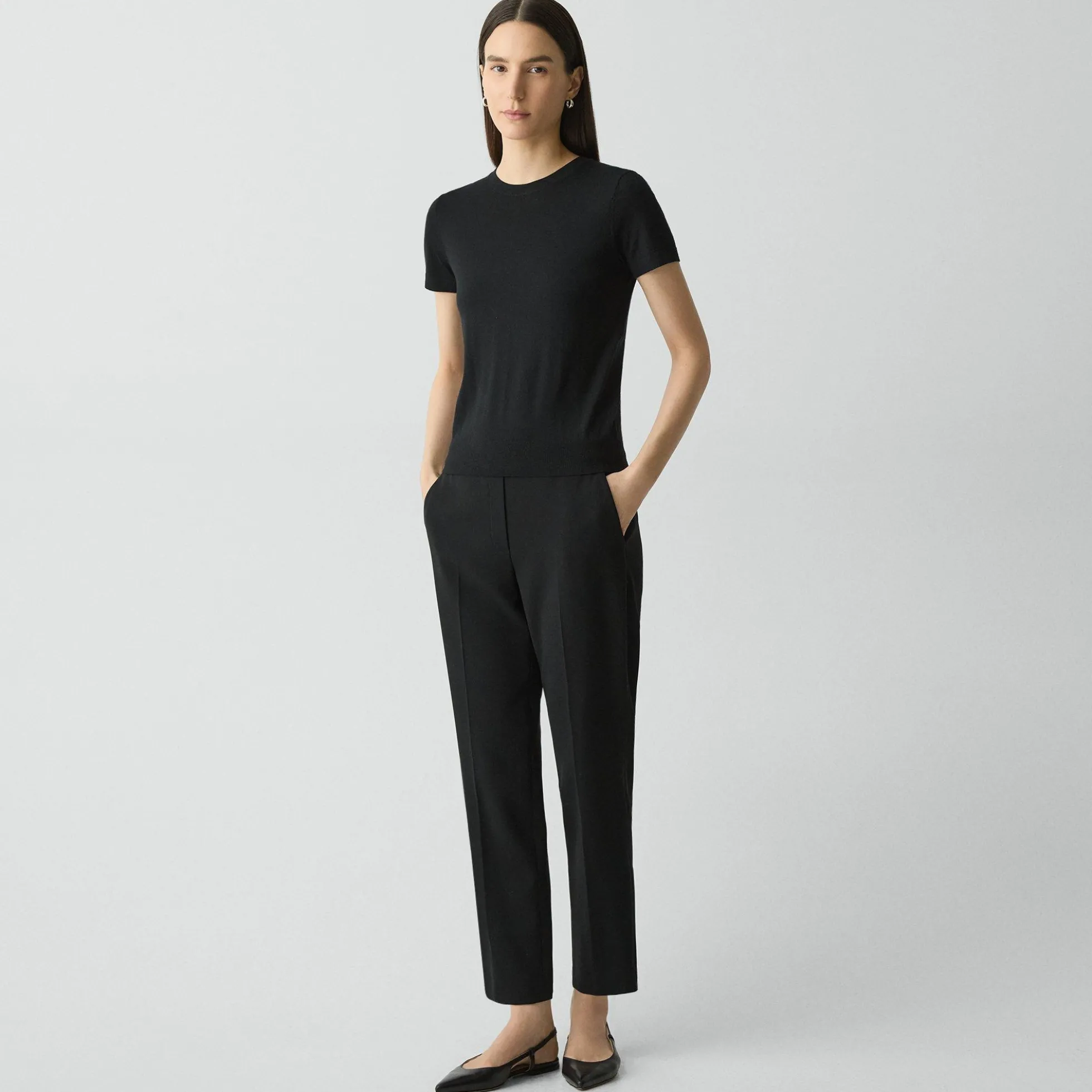 Treeca Pull-On Pant in Admiral Crepe