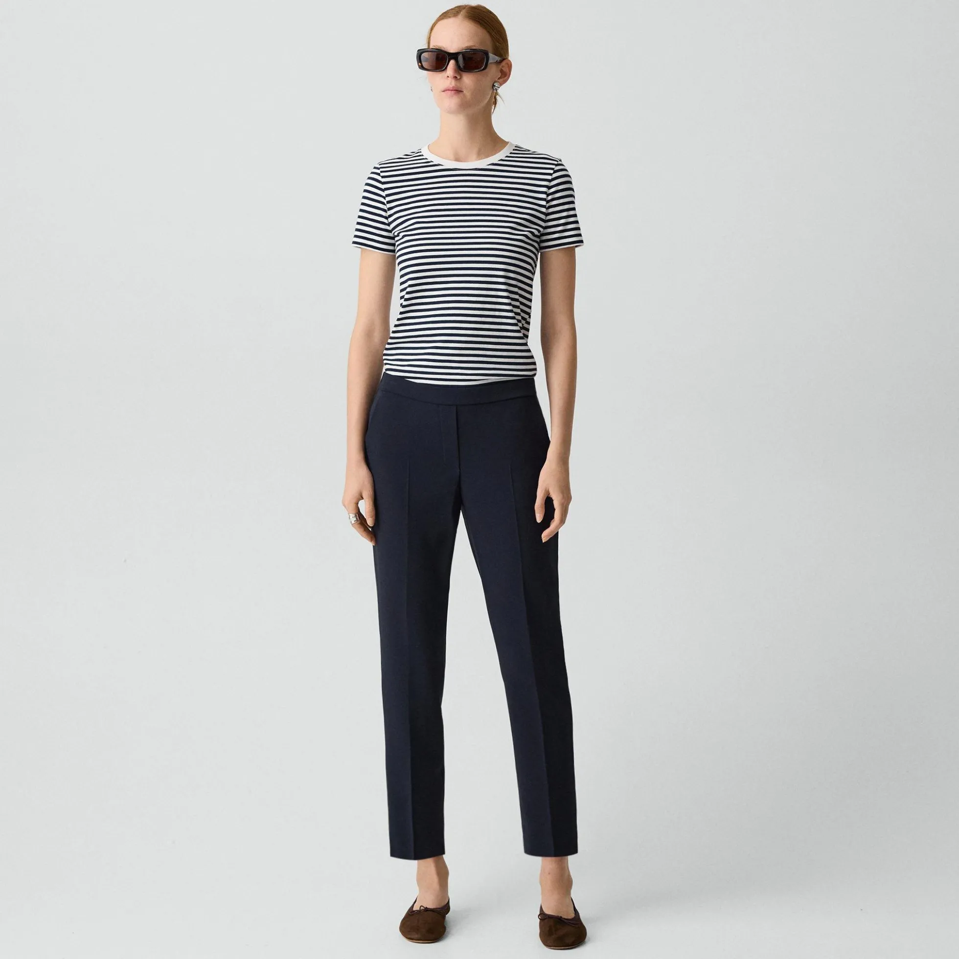 Treeca Pull-On Pant in Admiral Crepe