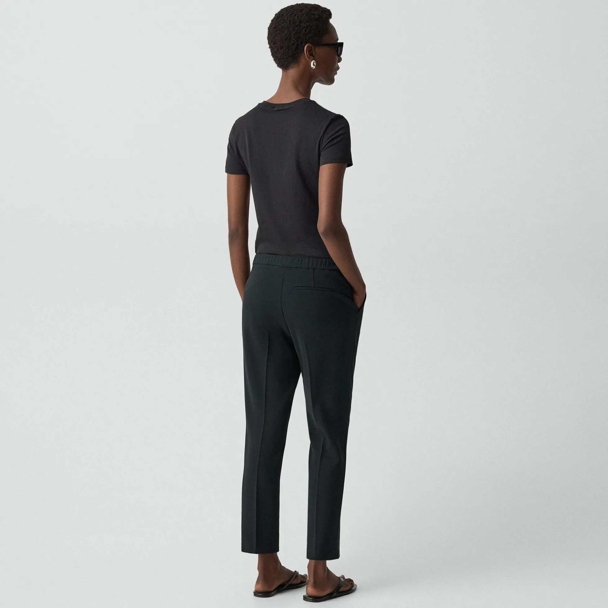 Treeca Pull-On Pant in Admiral Crepe