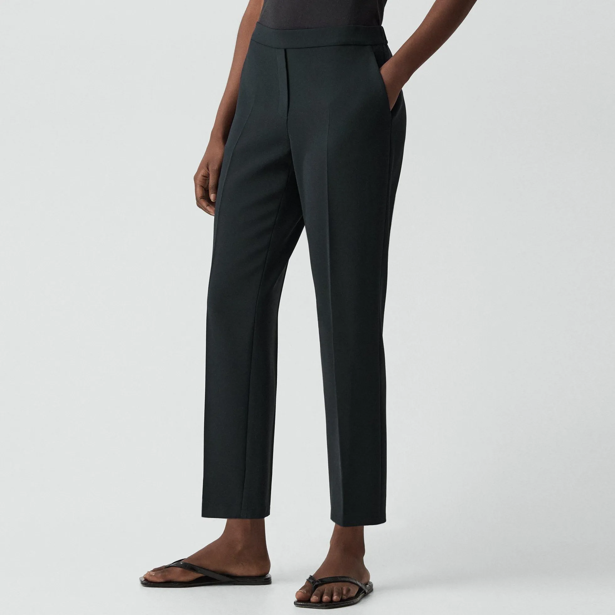 Treeca Pull-On Pant in Admiral Crepe
