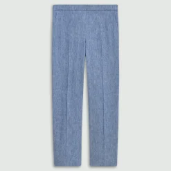 Treeca Pull-On Pant in Fluid Linen