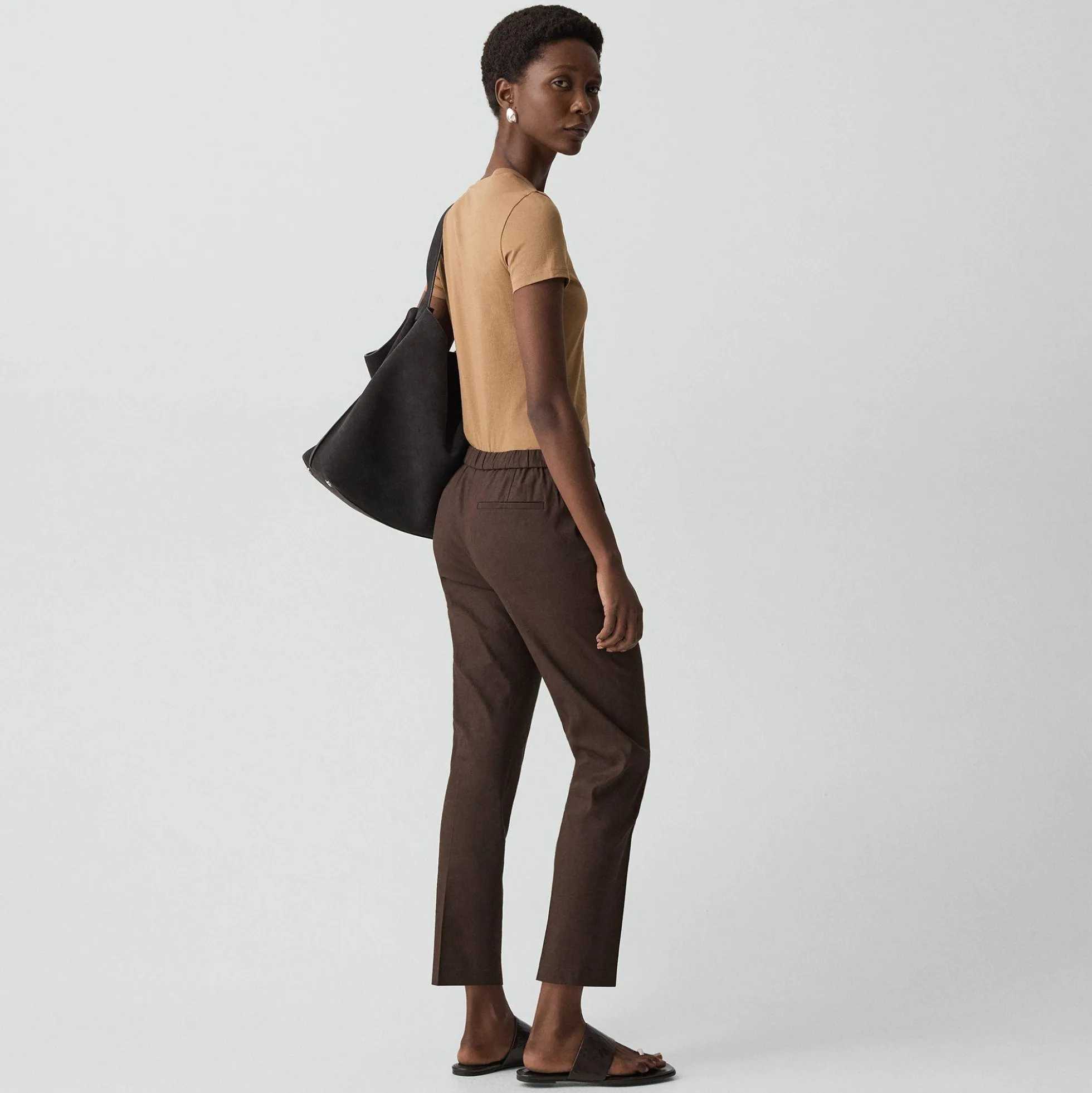 Treeca Pull-On Pant in Good Linen