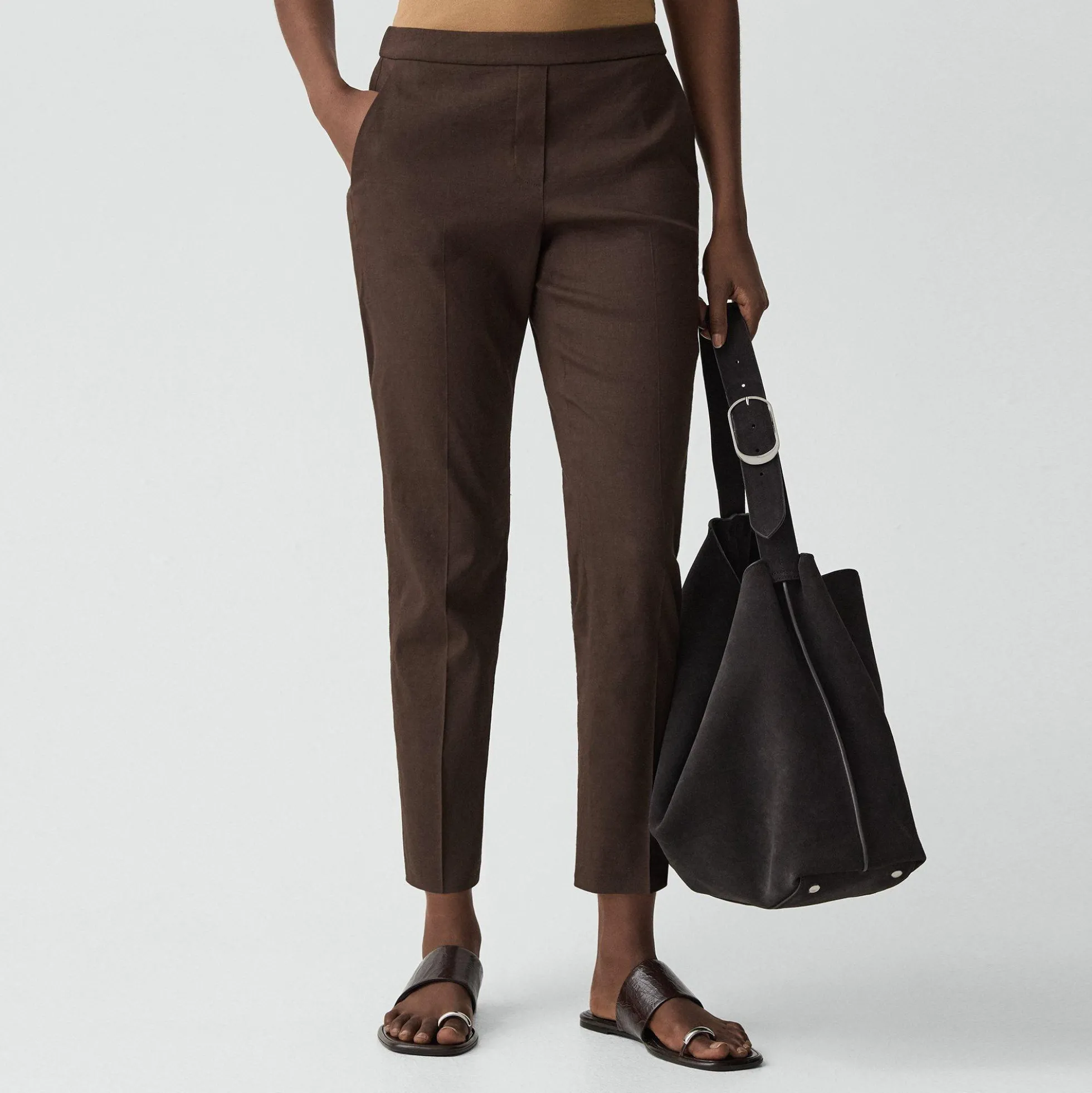 Treeca Pull-On Pant in Good Linen
