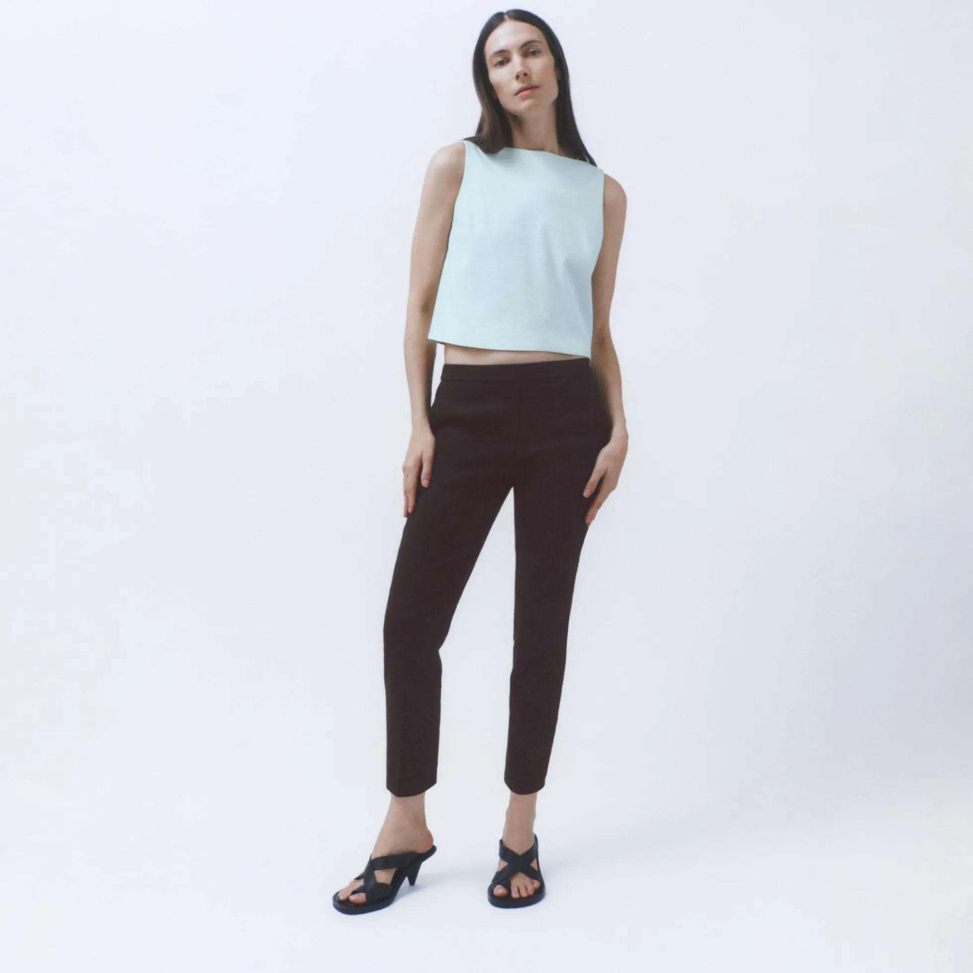 Treeca Pull-On Pant in Good Linen
