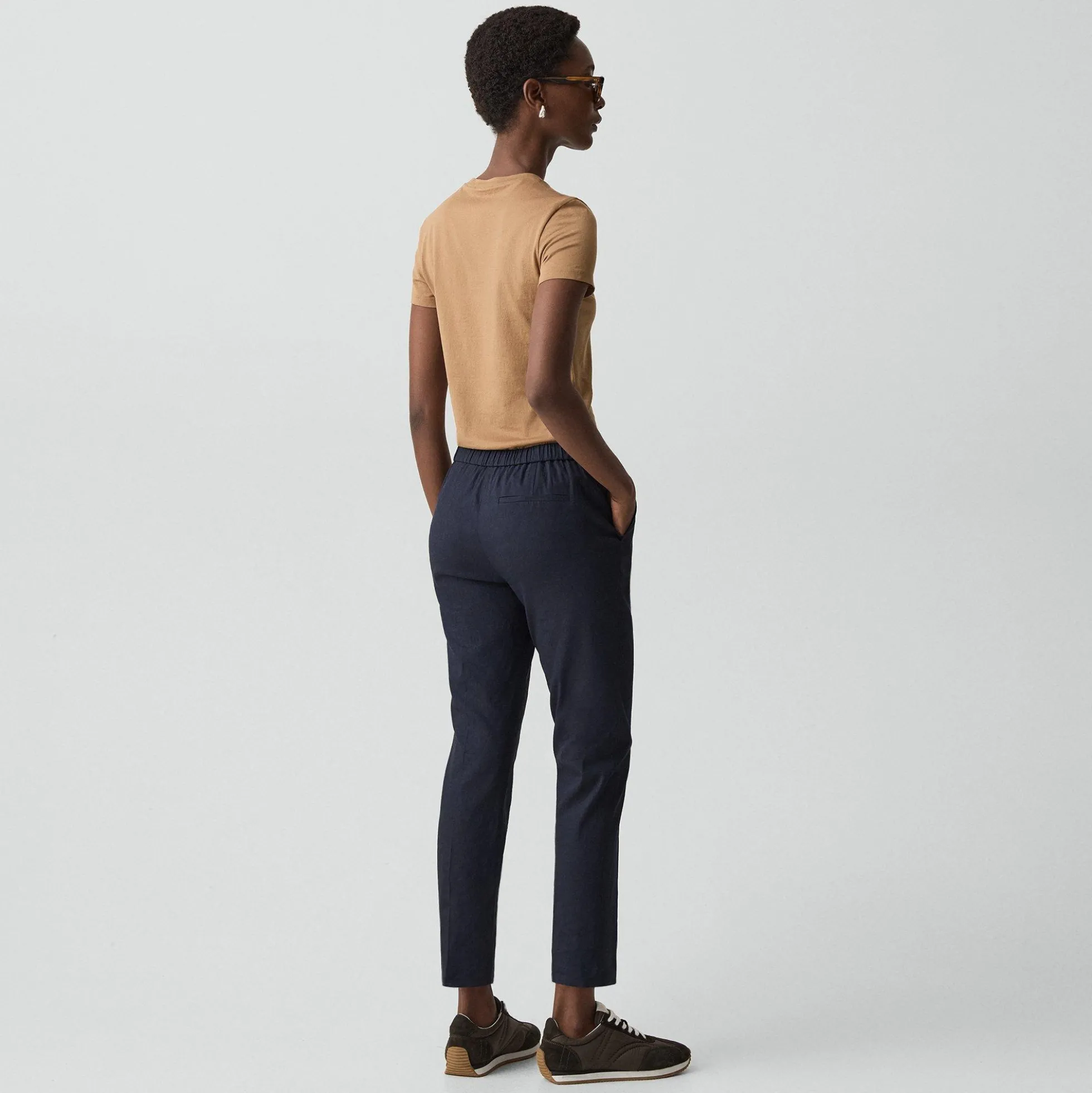 Treeca Pull-On Pant in Good Linen