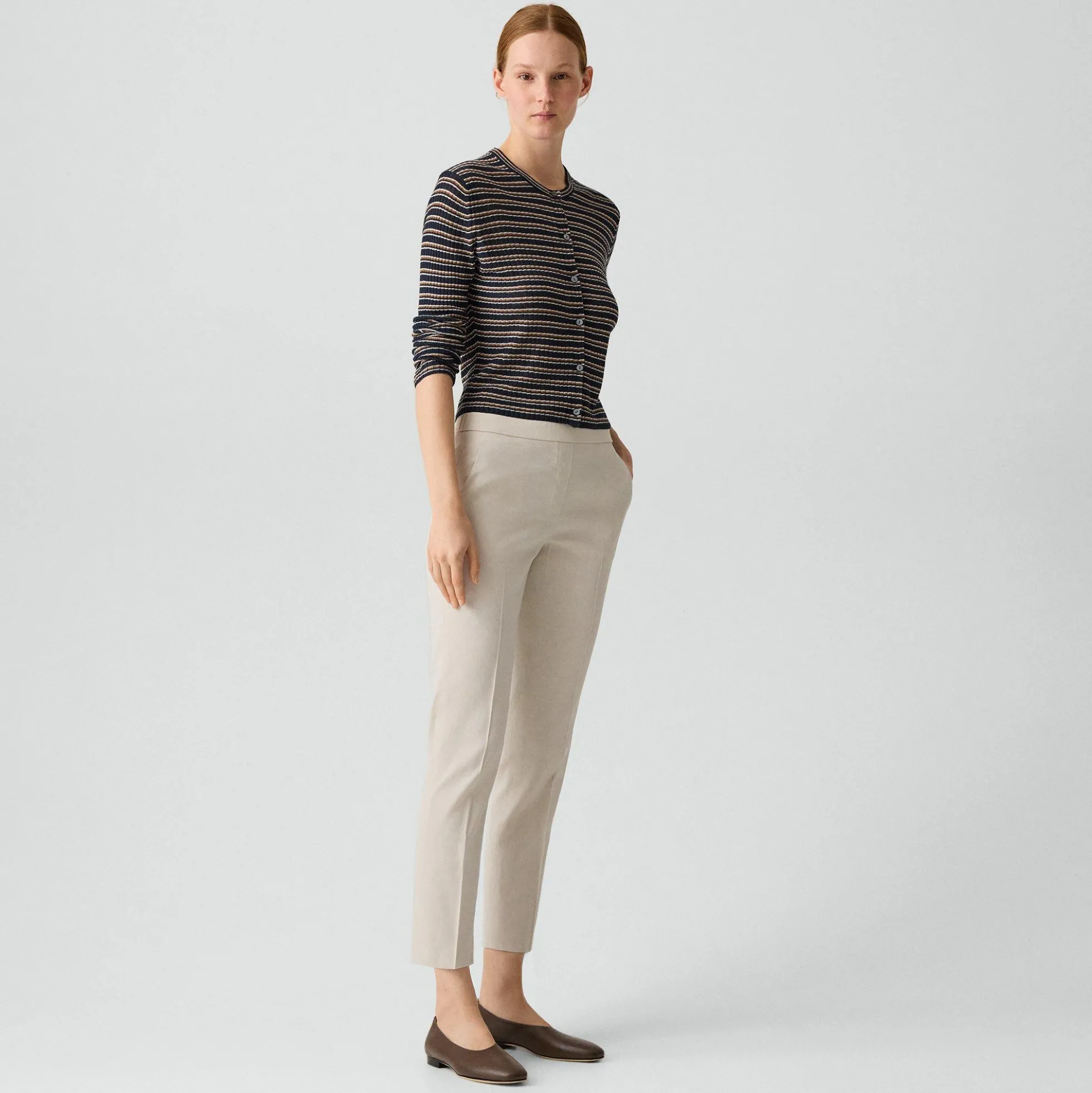 Treeca Pull-On Pant in Good Linen