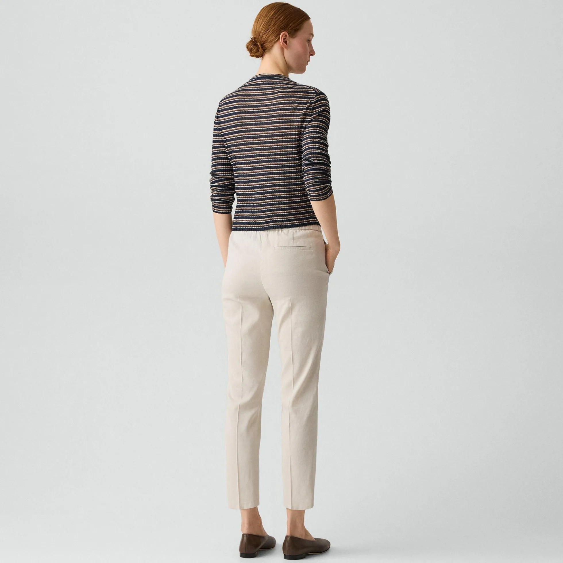 Treeca Pull-On Pant in Good Linen