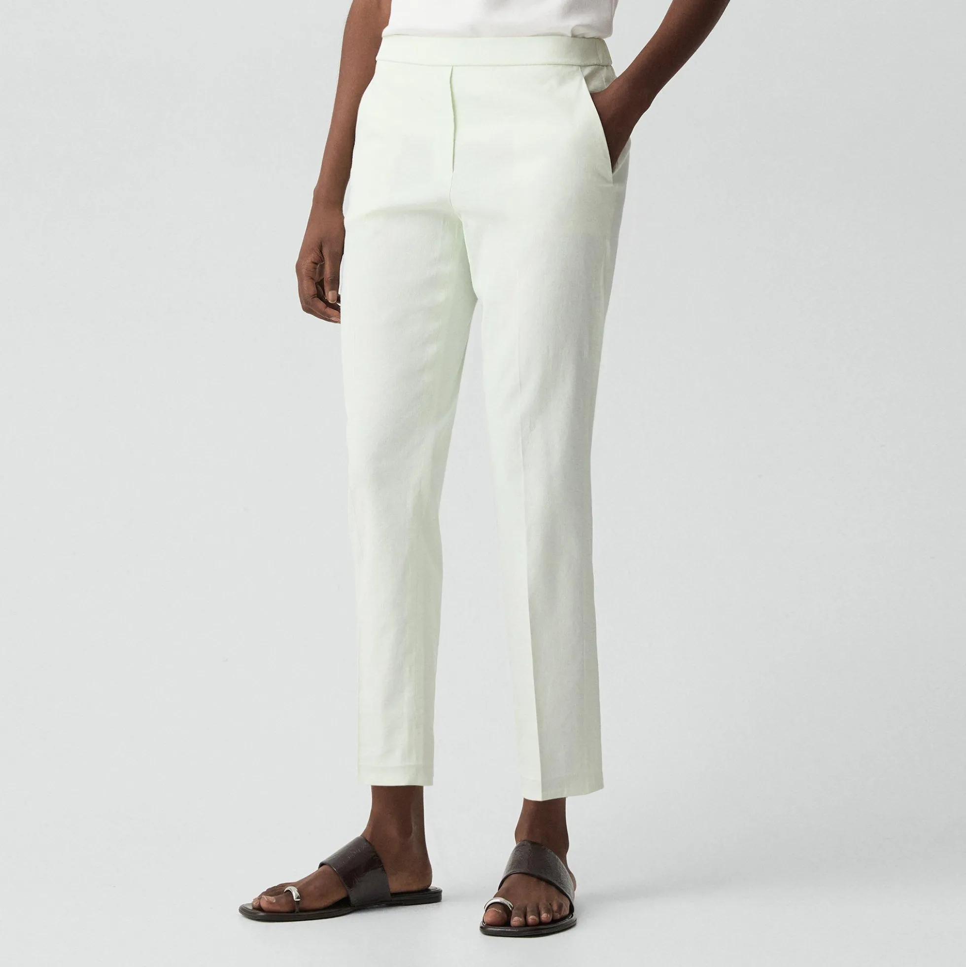 Treeca Pull-On Pant in Good Linen