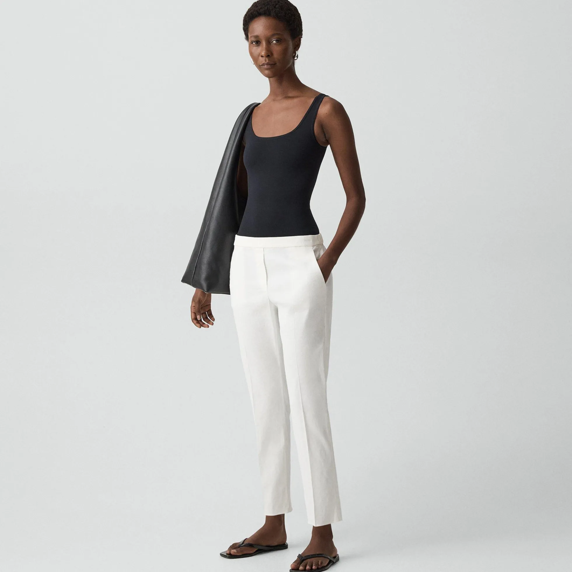Treeca Pull-On Pant in Good Linen