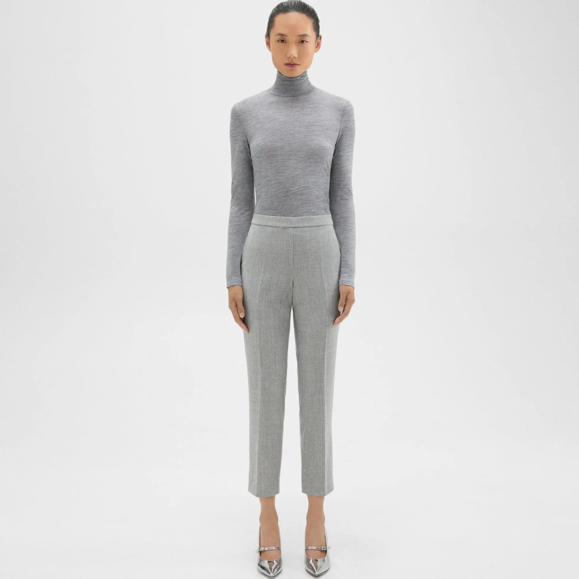 Treeca Pull-On Pant in Sleek Flannel