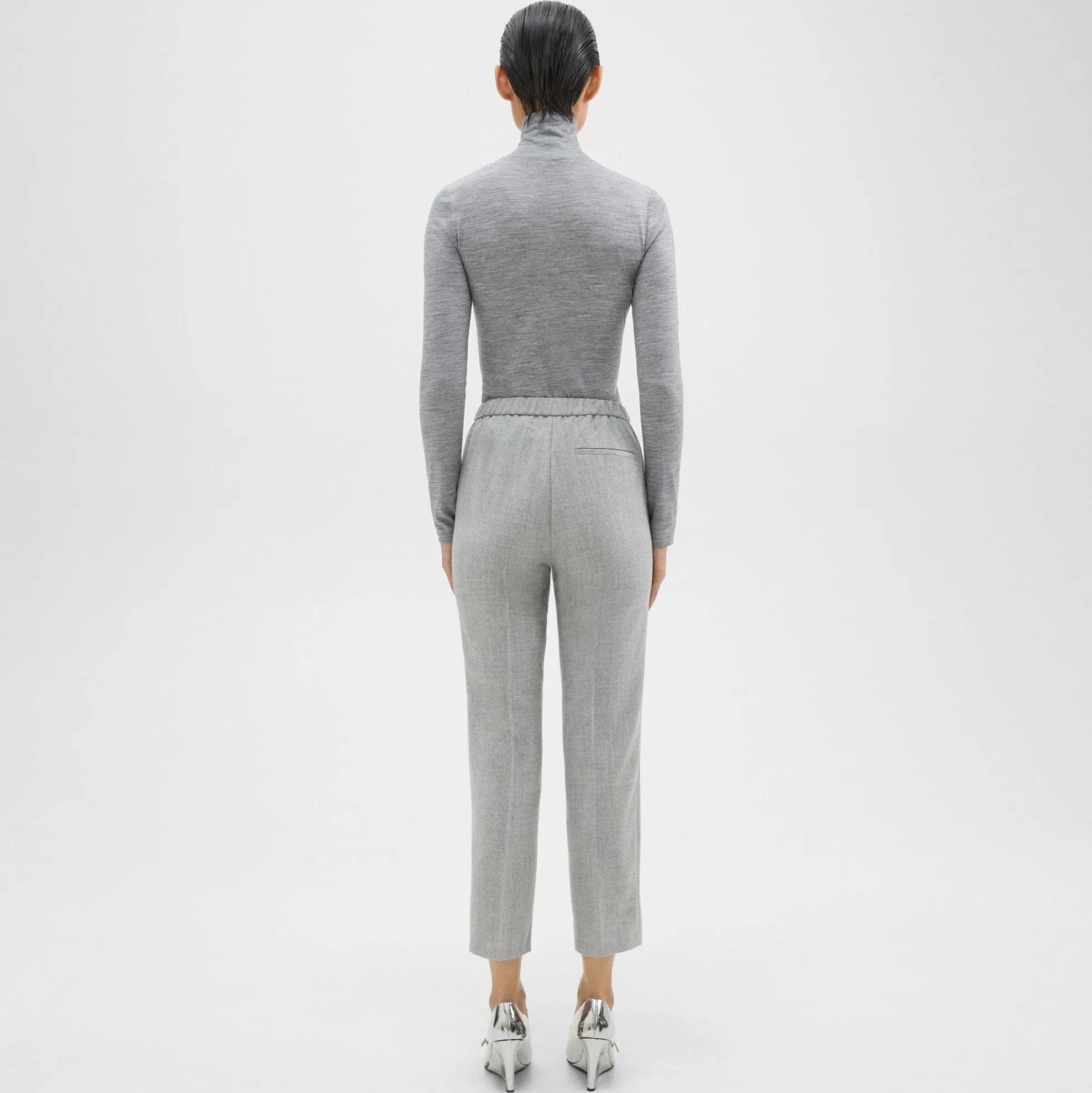 Treeca Pull-On Pant in Sleek Flannel