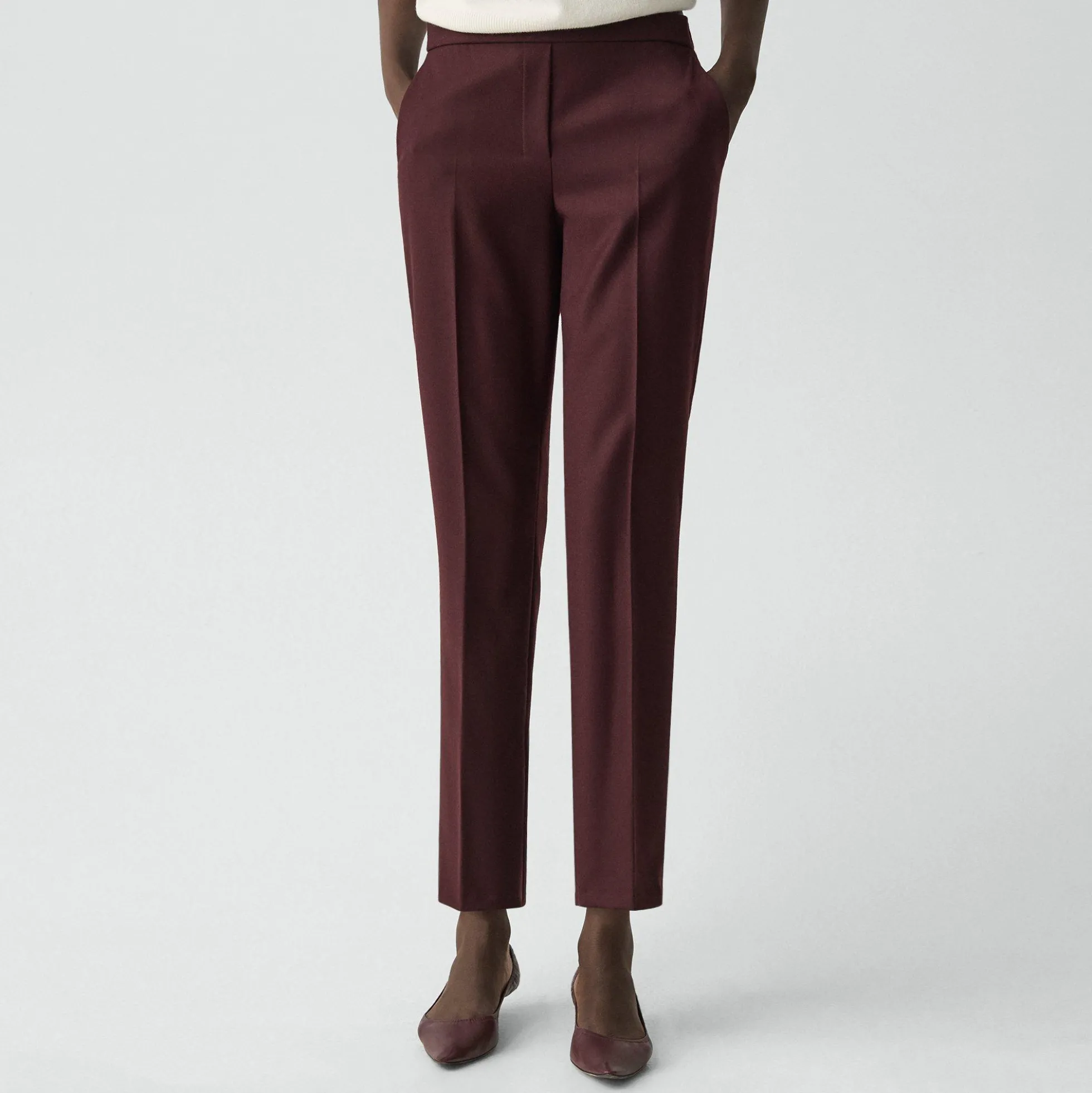 Treeca Pull-On Pant in Sleek Flannel