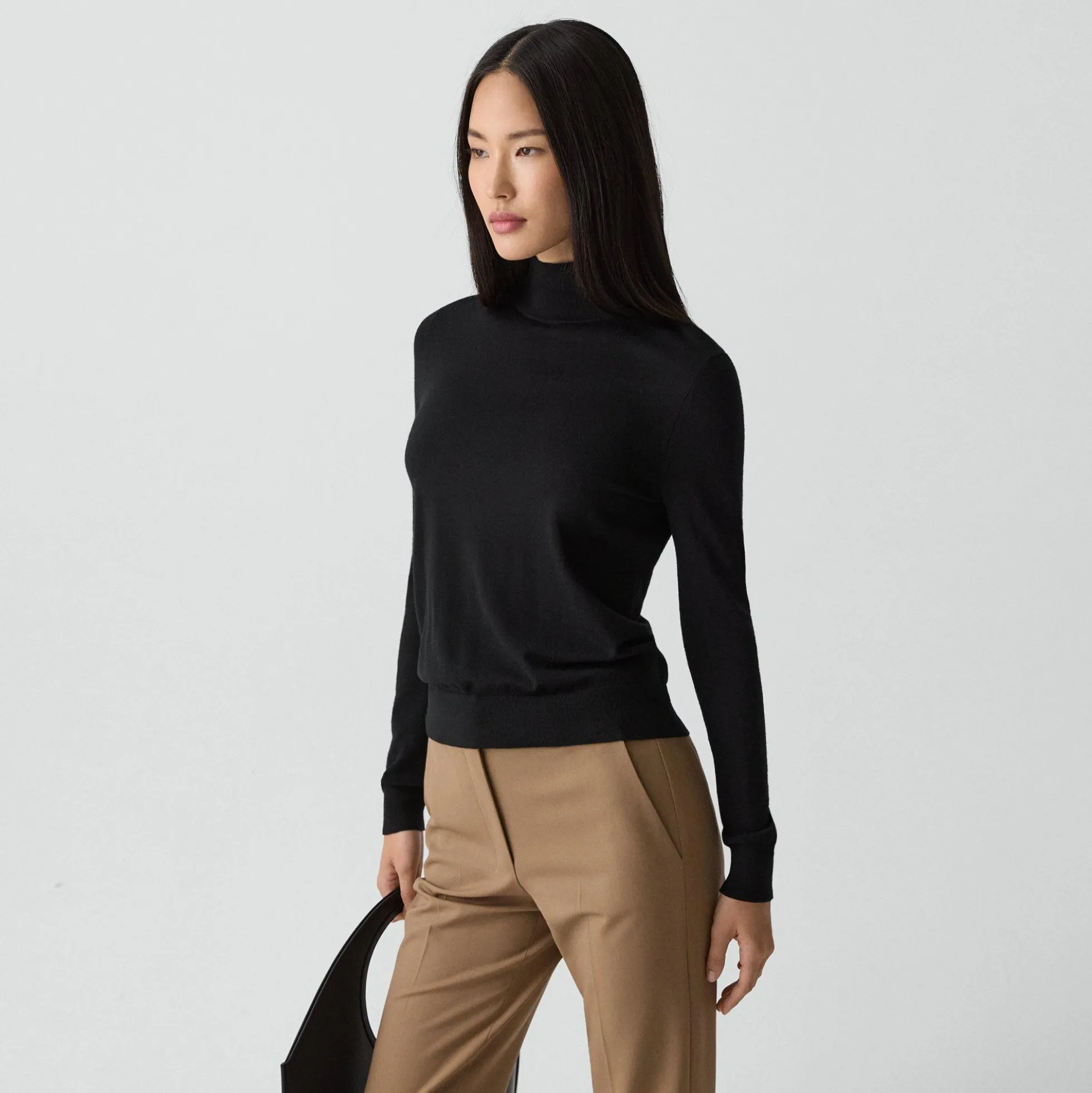 Turtleneck Sweater in Regal Wool