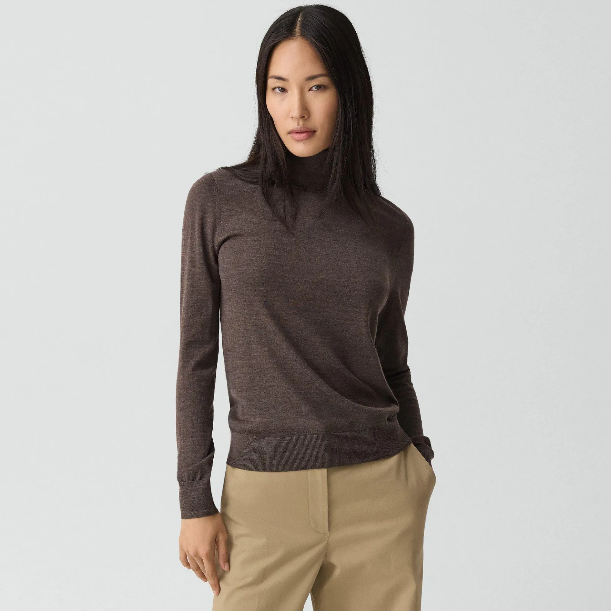 Turtleneck Sweater in Regal Wool