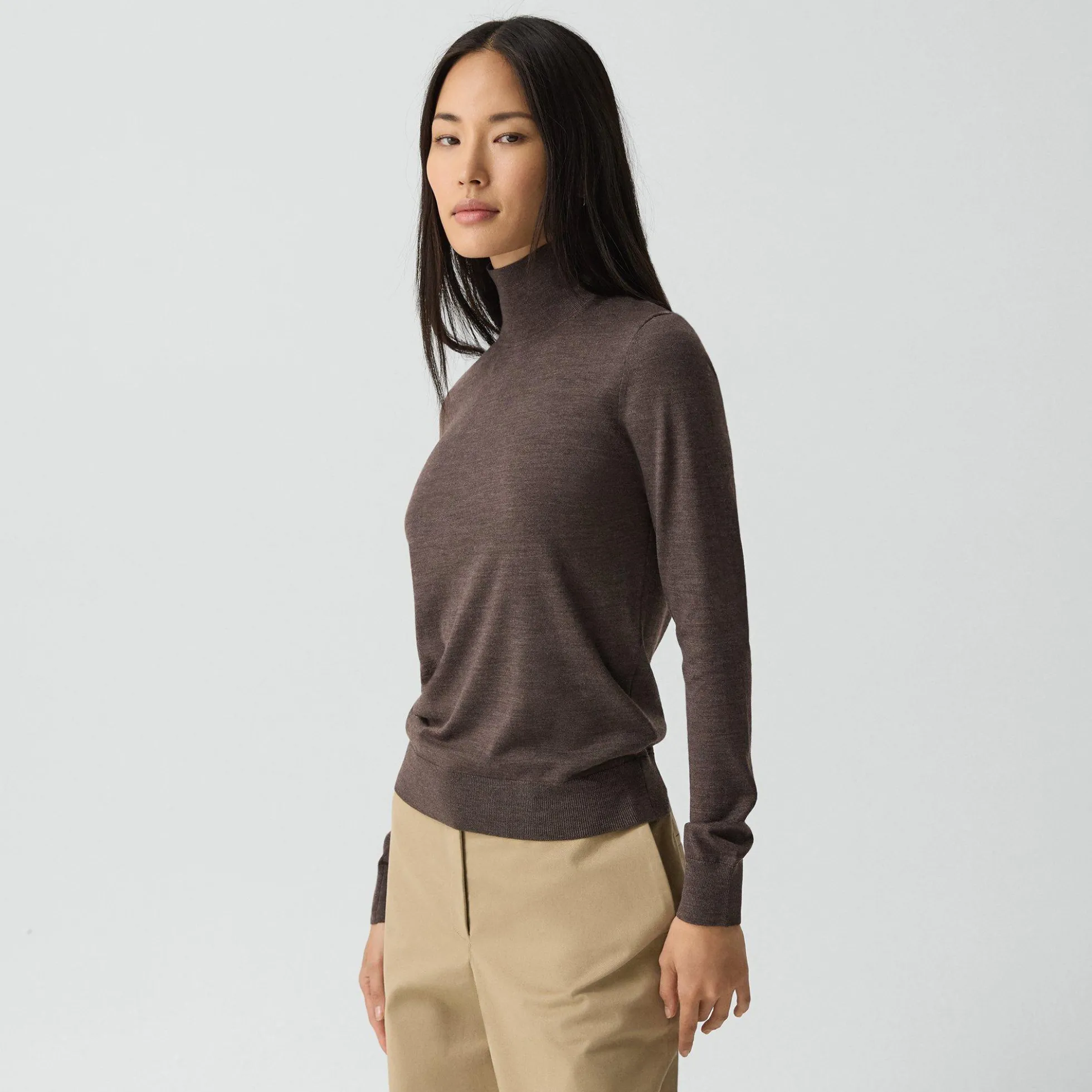Turtleneck Sweater in Regal Wool