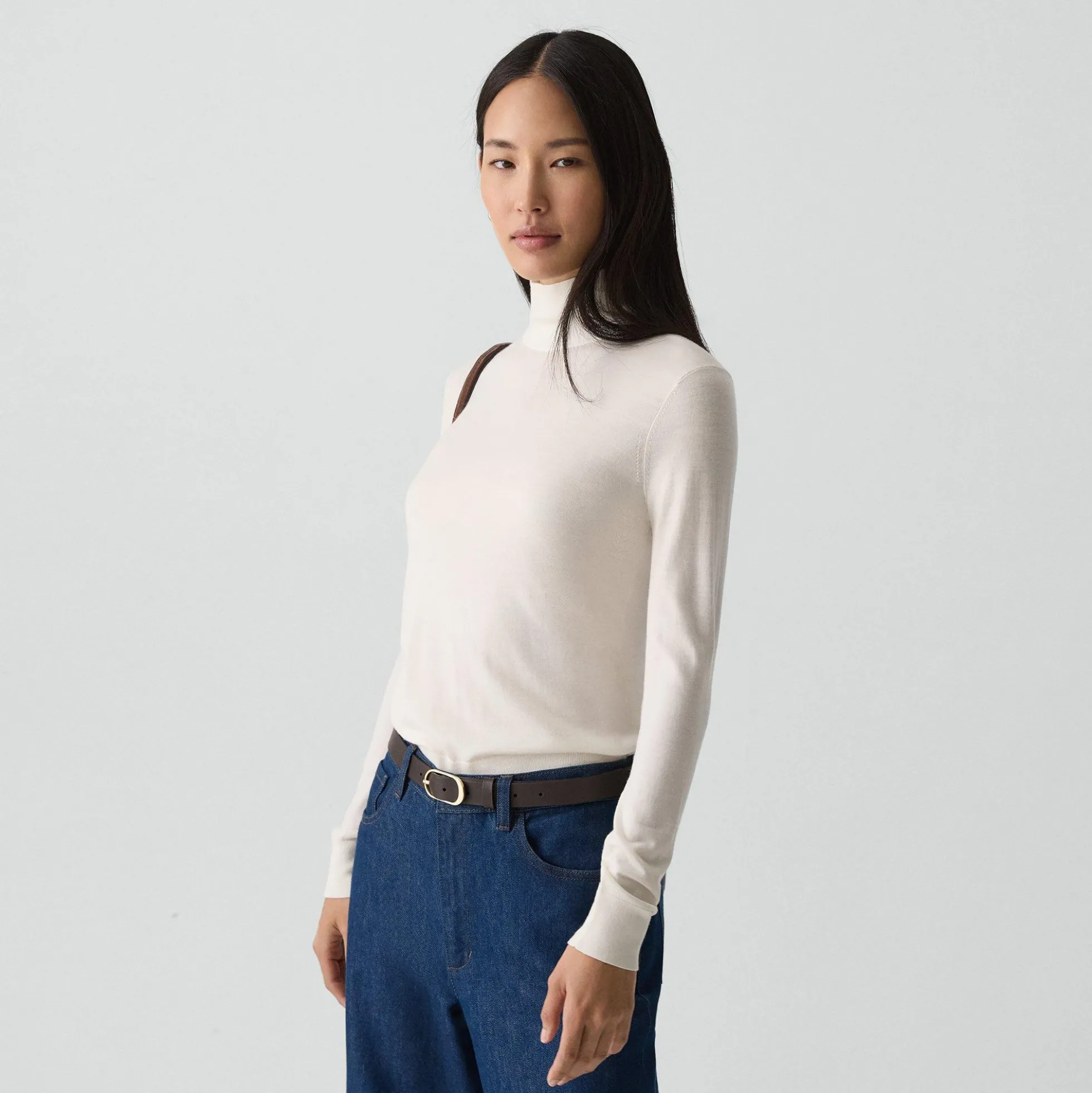 Turtleneck Sweater in Regal Wool