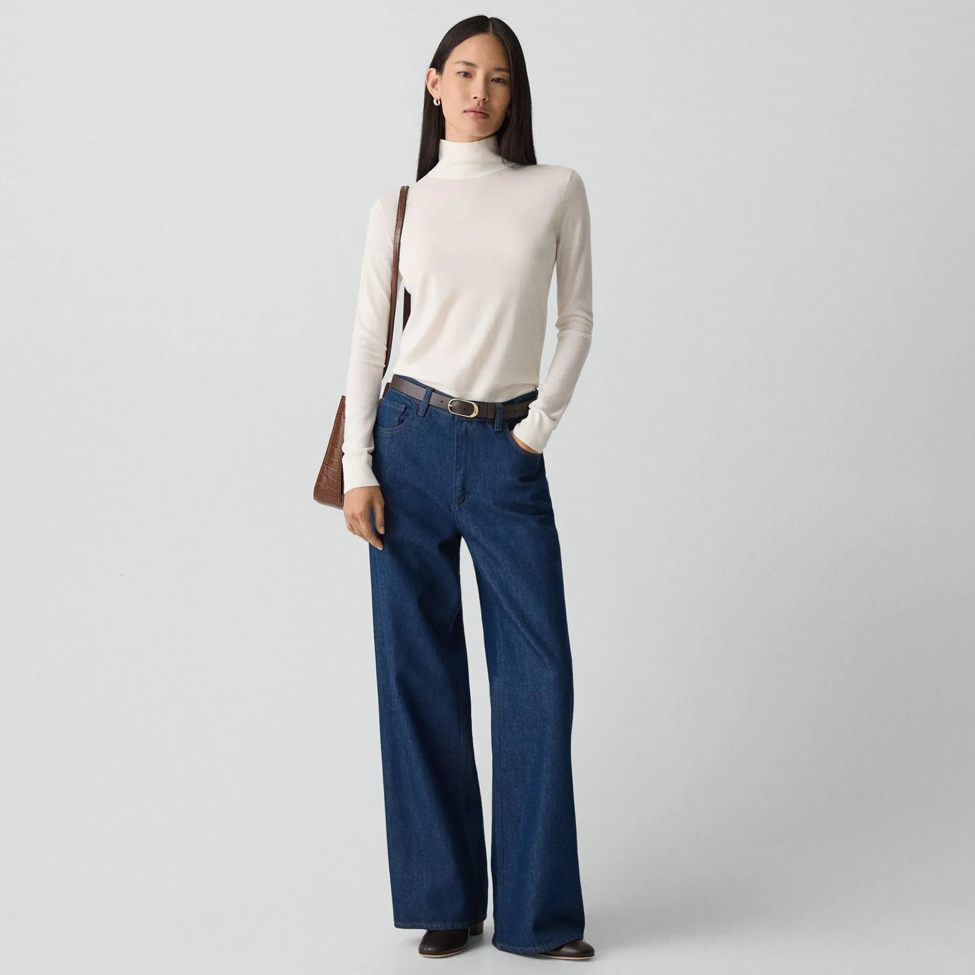 Turtleneck Sweater in Regal Wool